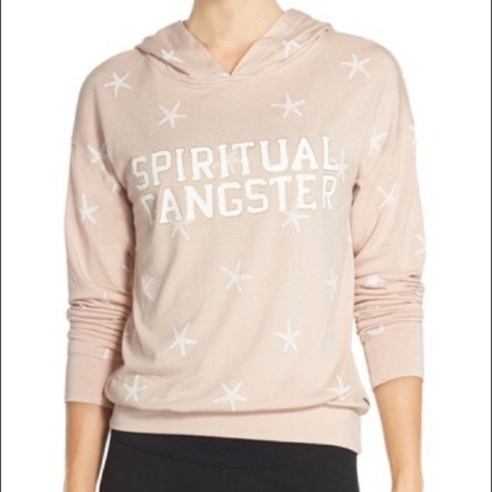 NWOT SG STARFISH PINK HOODIE PULLOVER Sz X-SML